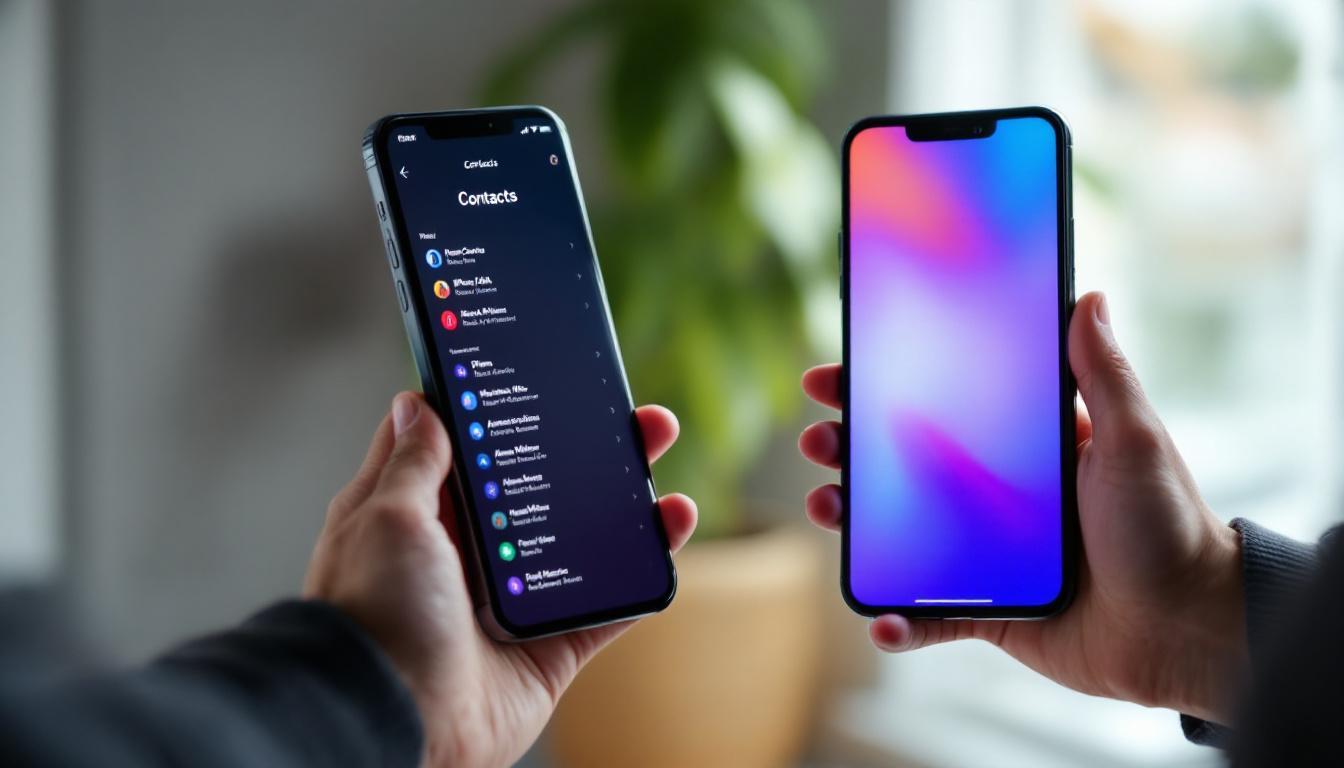 Faut-il une app pour transférer contact android vers iphone