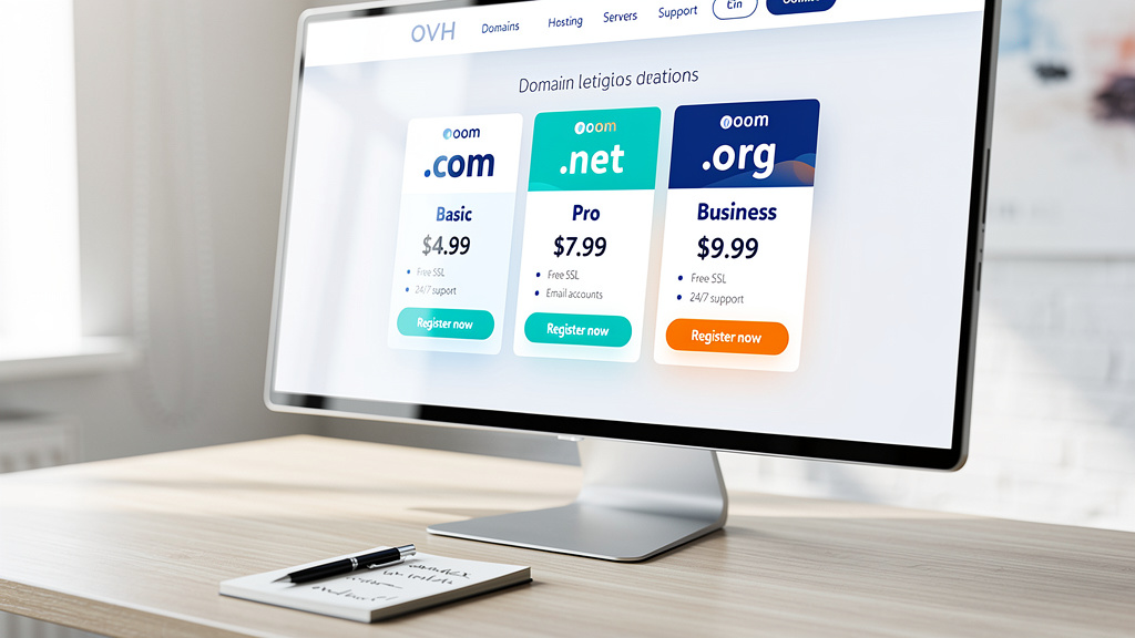 OVH nom de domaine : tarifs et options en 2026